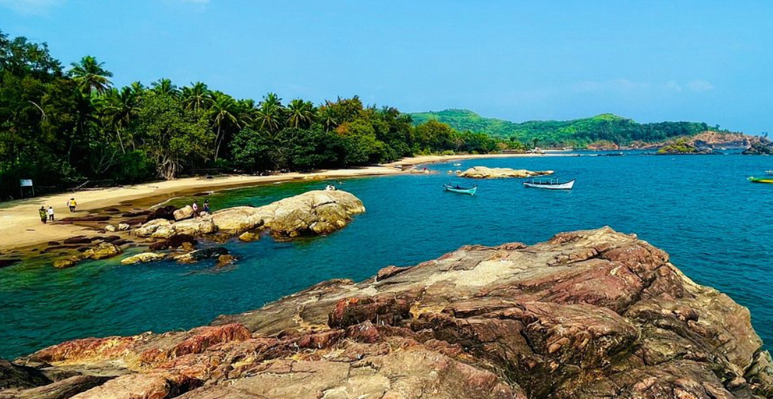 Gokarna Kudle Beach, Uttara Kannada (Karwar), Karnataka - Vushii.com